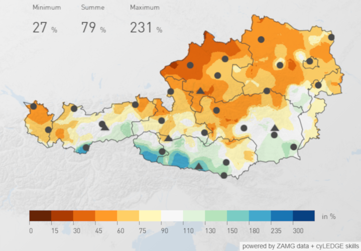 Wetterstatistik Wien Im April 2019 Klimatologischer Ruckblick